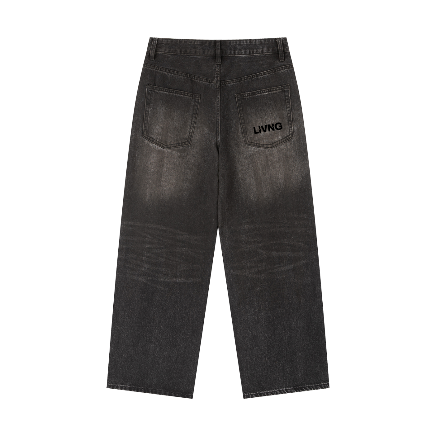 Vintage Wash Heavyweight Denim Jeans