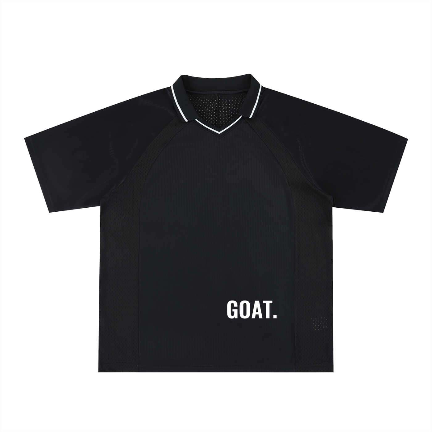 Striped V-Neck Soccer Jersey