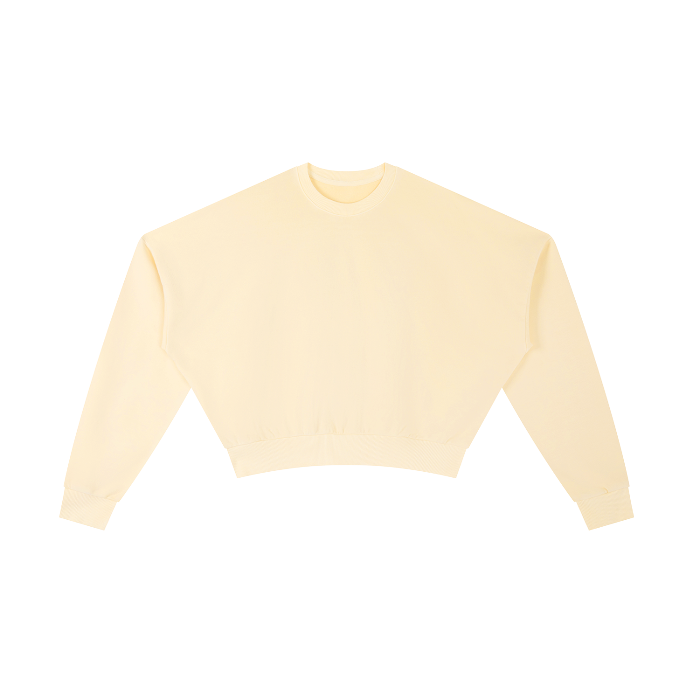 Womens Vintage Washed Cropped Sweatshirt