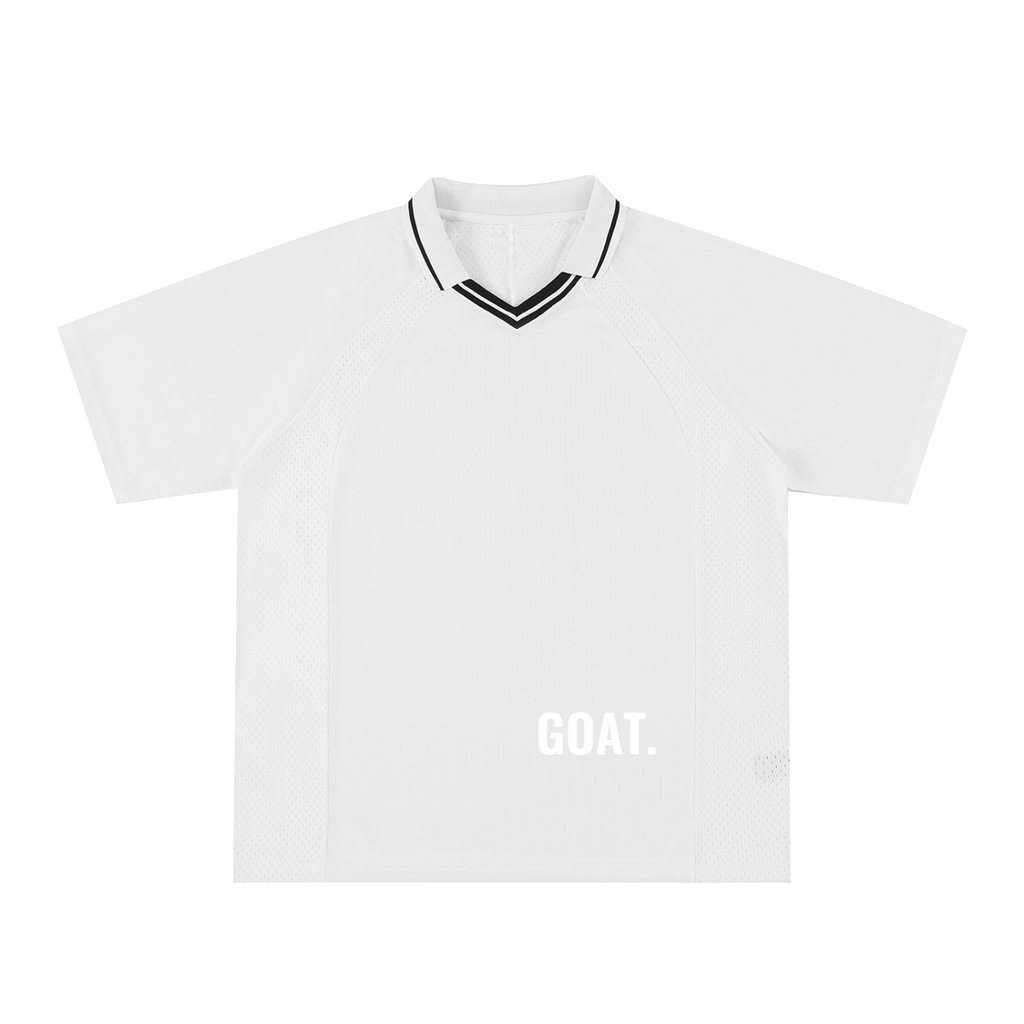 Striped V-Neck Soccer Jersey