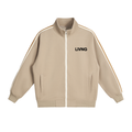 Contrast Side-Stripe Stand Collar  Jacket