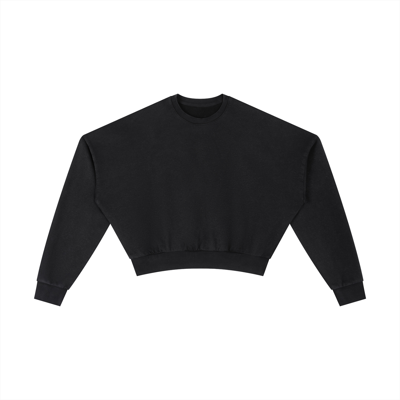 Womens Vintage Washed Cropped Sweatshirt